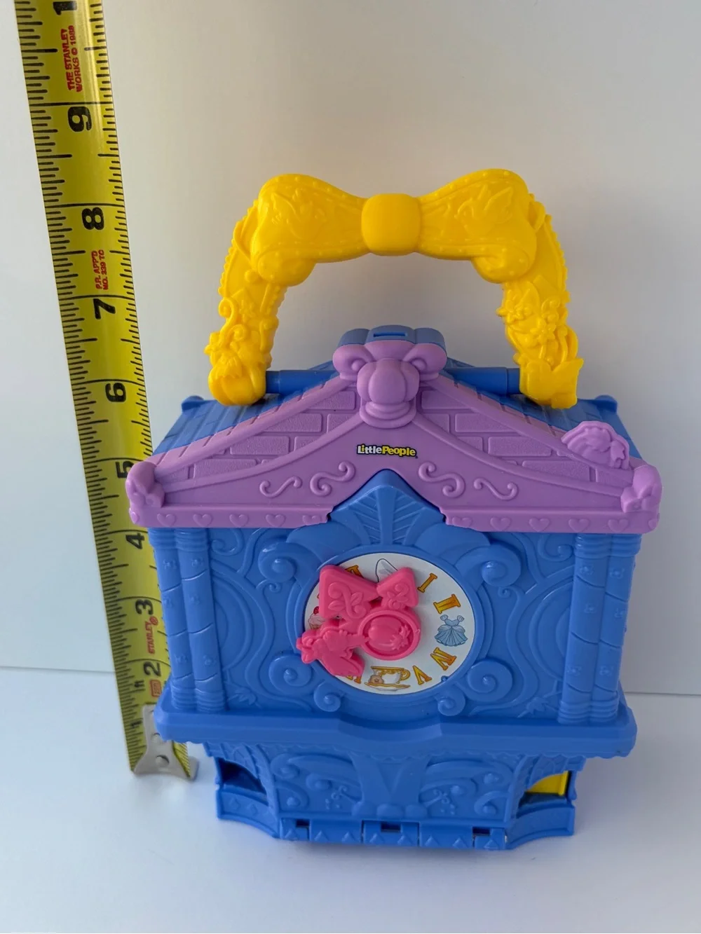 Fisher Price Little People Disney Princess Cinderella On The Go Clock Playset
